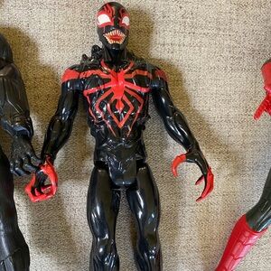 Black and Red Action Figure